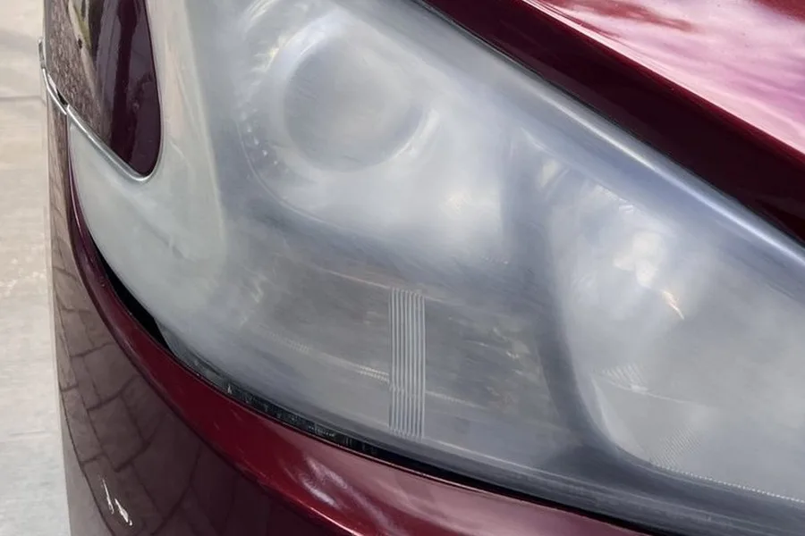 ANHEM headlight correction stage after sanding oxidation
